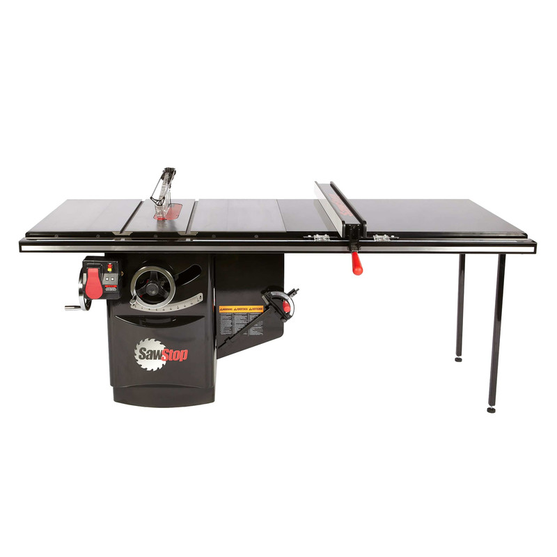 5HP 3PH 480V Industrial Cabinet Saw with 52" Industrial T-Glide Fence System